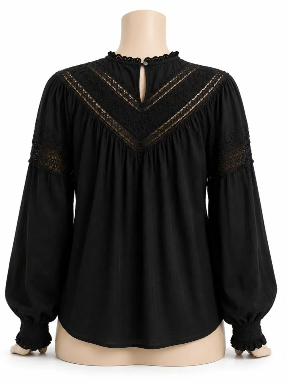Free People Abigail Victorian Cotton Top
